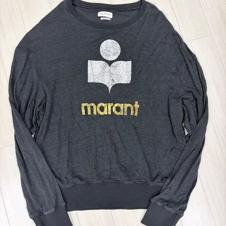 [BUNJANG] Isabel Marant Linen Long Sleeve T-Shirt Size 36 / 이자벨 마랑 린넨 티셔츠, 맨투맨, 롱 슬리브 36사이즈