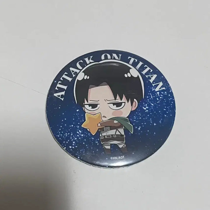 [BUNJANG] Attack on Titan Levi Star Soldier Can Badge / 진격의거인 리바이 별병장 캔뱃지