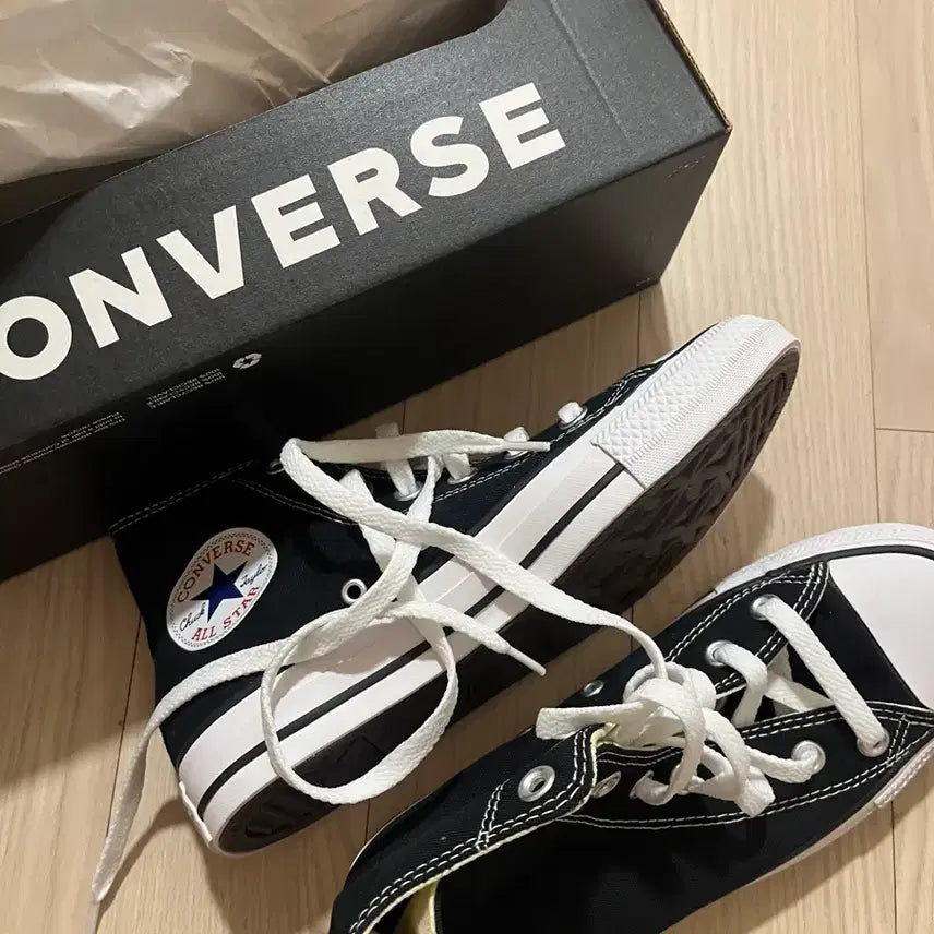 [BUNJANG] Converse Chuck Taylor All-Star High Top Black (US 5.5) / *새상품* 컨버스 하이 블랙(235)