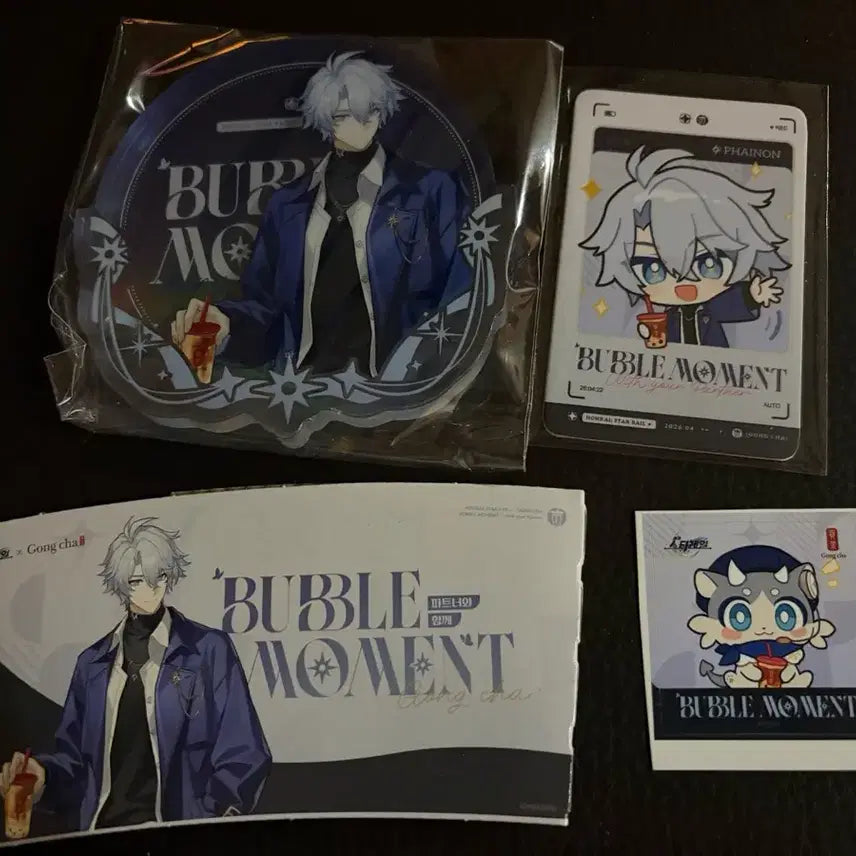 [BUNJANG] Honkai: Star Rail Feinon Acrylic Coaster Photocard Sticker Cup Holder Set / 붕괴 스타레일 공차 파이논 아크릴 코스터 포토카드 스티커 컵홀더 세트