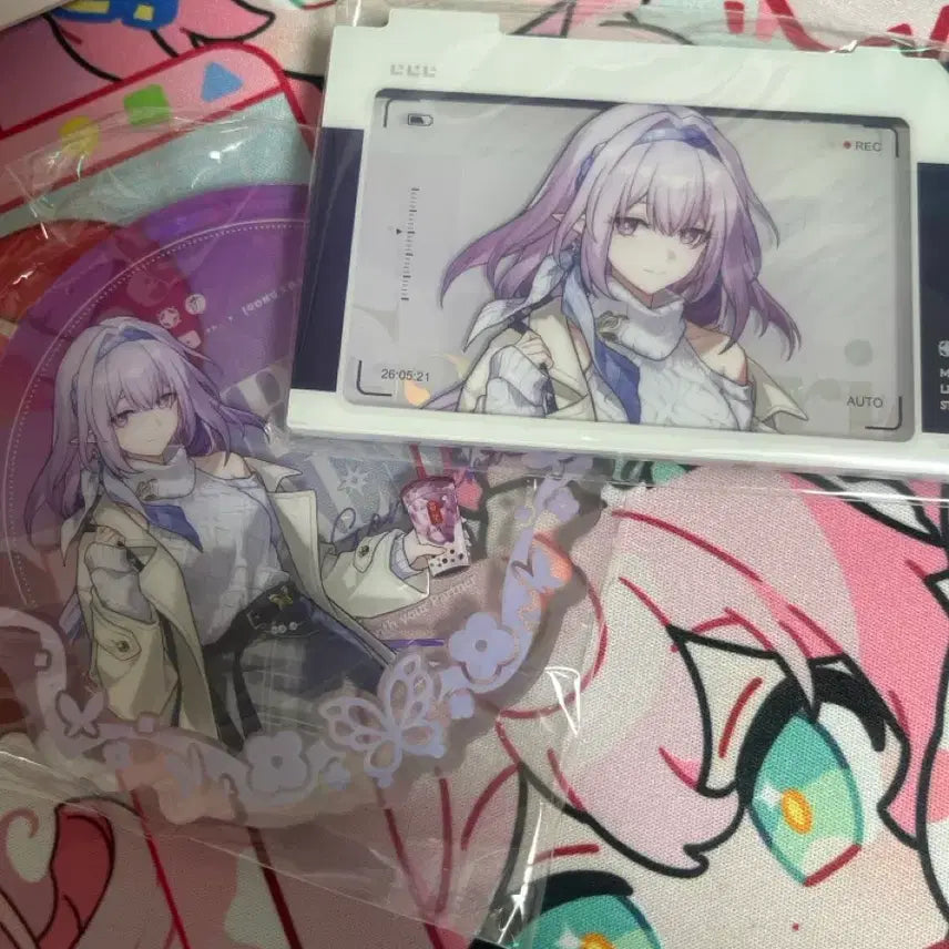 [BUNJANG] Honkai: Star Rail Gongscha Castoris Acrylic Coaster Keychain Bundle Set / 붕괴 스타레일 붕스 카스토리스 공차 아크릴 코스터 키링 일괄