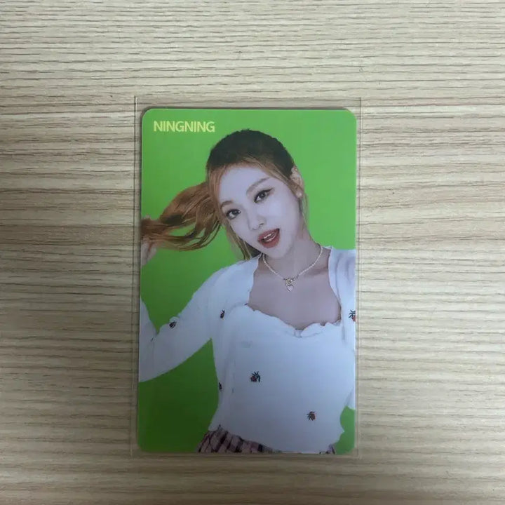 [BUNJANG] aespa Ningning TOMS ZERO Photocard / 에스파 닝닝 탐스제로 포카 포토카드
