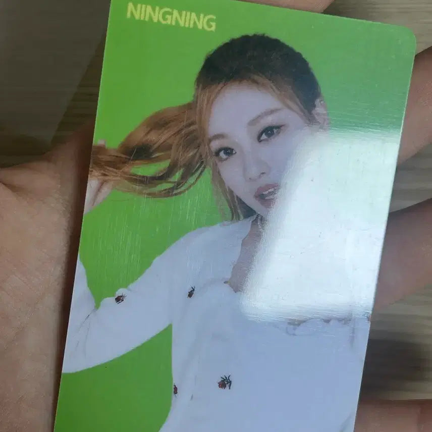 [BUNJANG] aespa Ningning TOMS ZERO Photocard / 에스파 닝닝 탐스제로 포카 포토카드