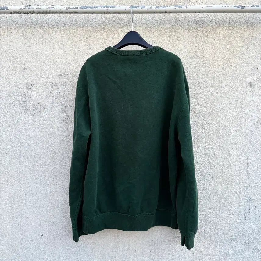[BUNJANG] Polo Ralph Lauren Dark Green Arch Logo Sweatshirt L / L)QR택 폴로 랄프로렌 다크그린 아치로고 맨투맨