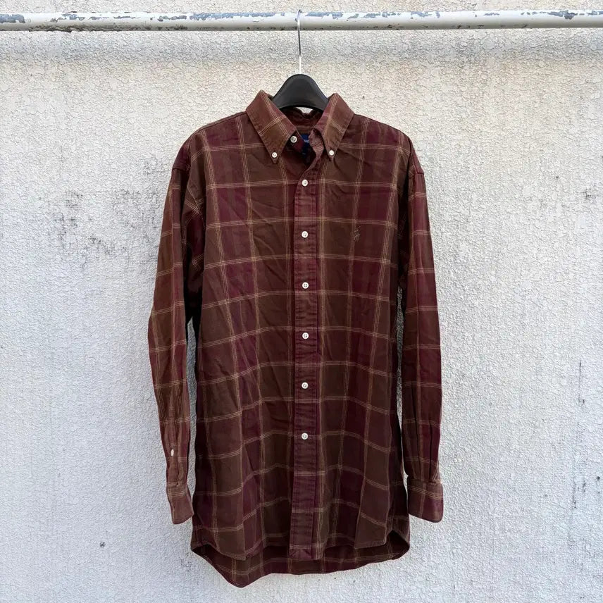 [BUNJANG] Polo Ralph Lauren Cotton Check Pattern Shirt / S)폴로 랄프로렌 코튼 체크 패턴 셔츠