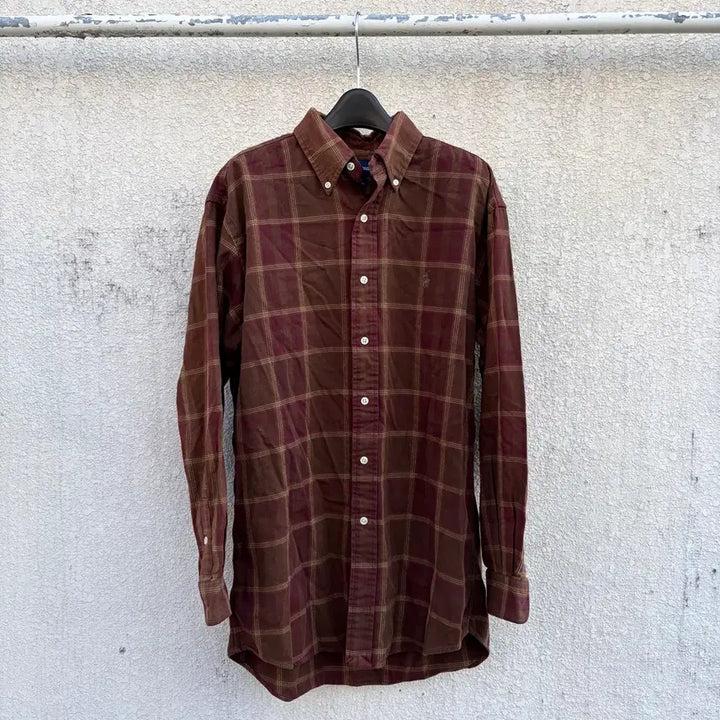 [BUNJANG] Polo Ralph Lauren Cotton Check Pattern Shirt / S)폴로 랄프로렌 코튼 체크 패턴 셔츠