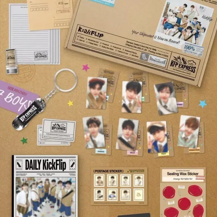 [BUNJANG] WHEELIP 1st Generation Fan Kit (Membership Card Excluded) / 킥플립 위플립 1기 팬키트 (멤버십X)