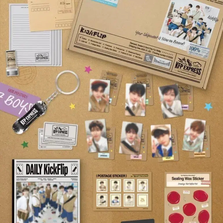 [BUNJANG] WHEELIP 1st Generation Fan Kit (Membership Card Excluded) / 킥플립 위플립 1기 팬키트 (멤버십X)