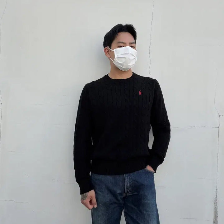 [BUNJANG] Polo Ralph Lauren Cable Knit Sweater L / L)폴로 랄프로렌 케이블 니트