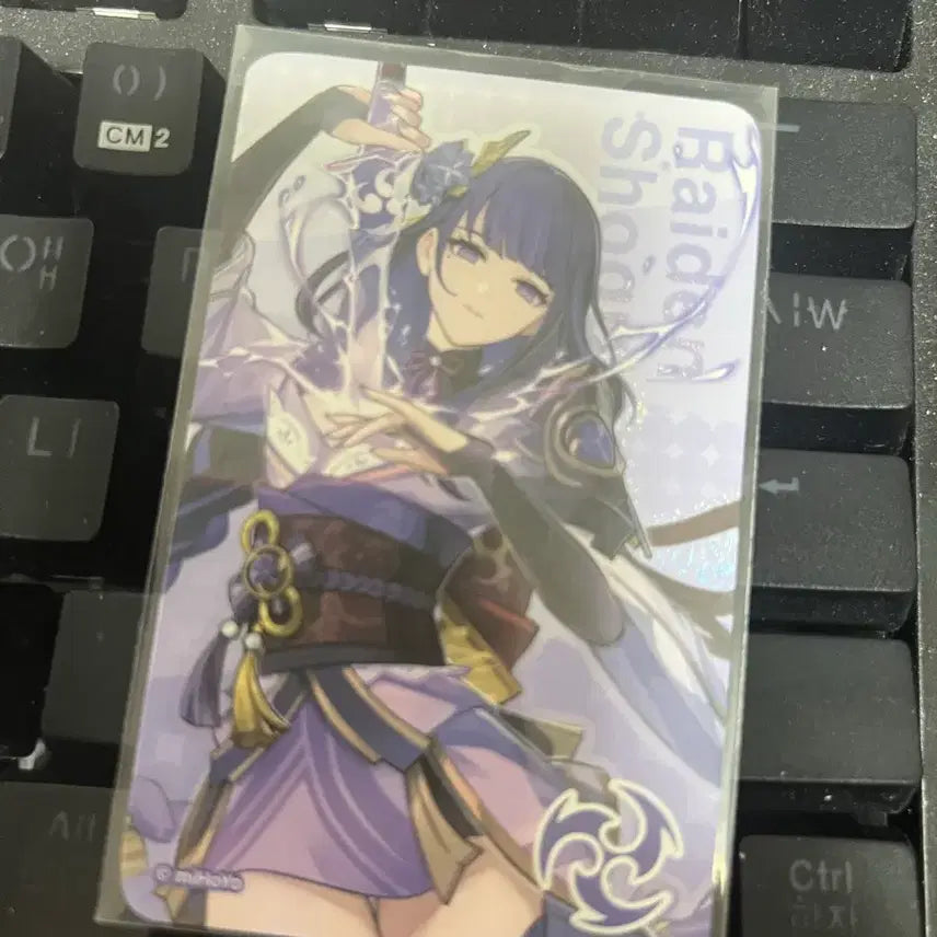[BUNJANG] Genshin Impact Raiden Shogun 3rd Anniversary Photocard / 원신 3주년 라이덴쇼군 포토카드