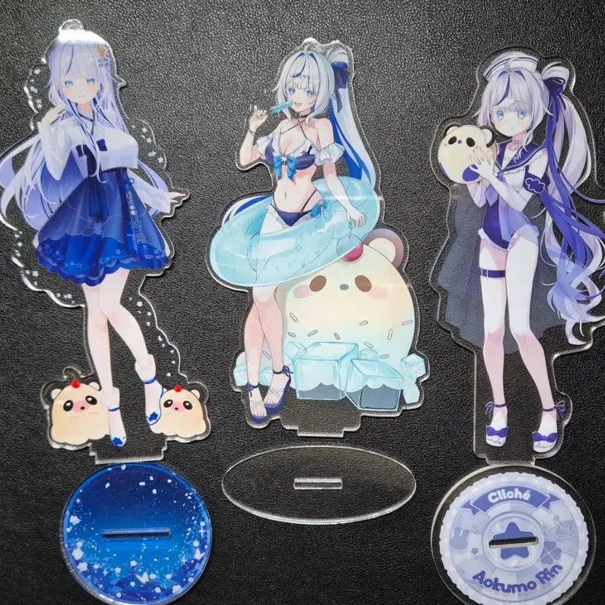 [BUNJANG] Aokumo Rin Official Acrylic Standee Set (9 Types) / 스텔라이브 아오쿠모 린 비공식굿즈 정리합니다