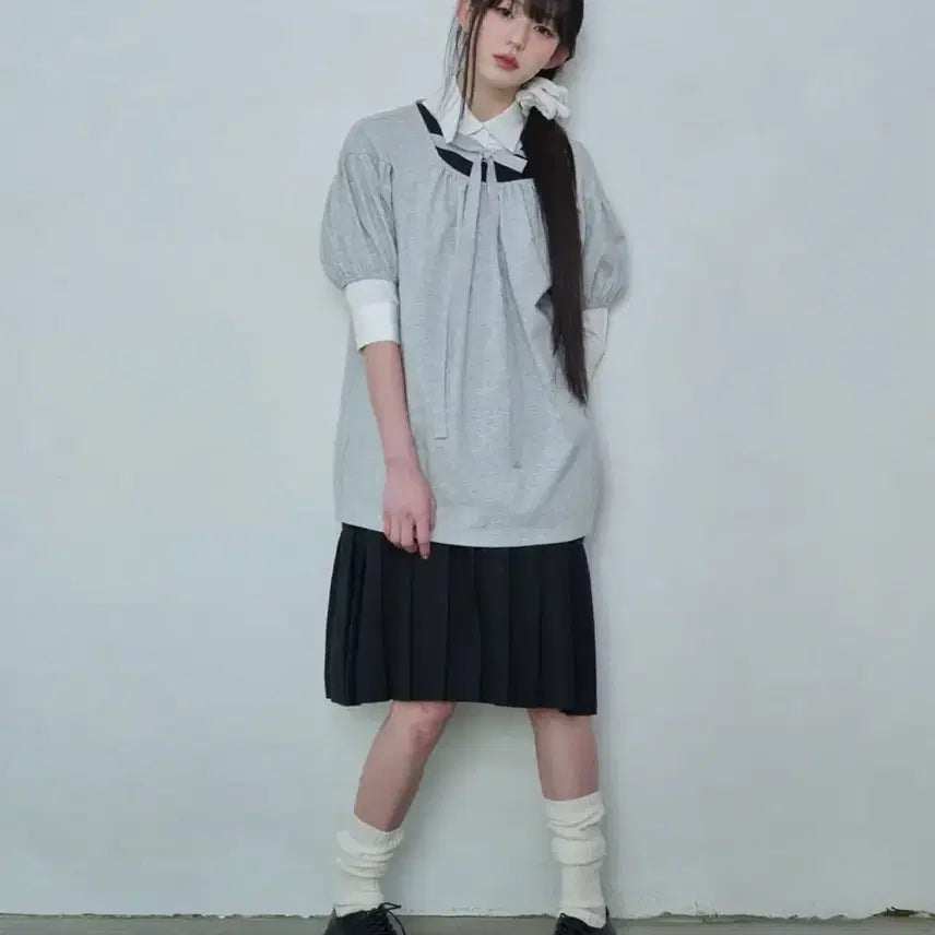 [BUNJANG] Raise Me Up Ribbon Blouse / 레이즈미야 나오 리본 블라우스