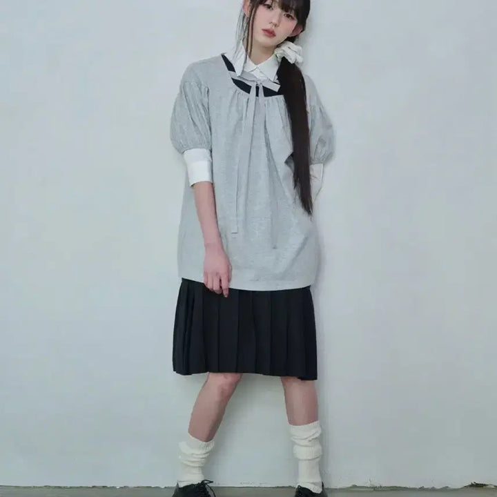 [BUNJANG] Raise Me Up Ribbon Blouse / 레이즈미야 나오 리본 블라우스