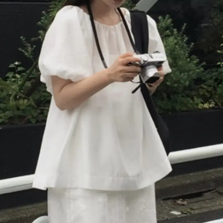 [BUNJANG] Yie Brand Puff Blouse / 퍼프 블라우스