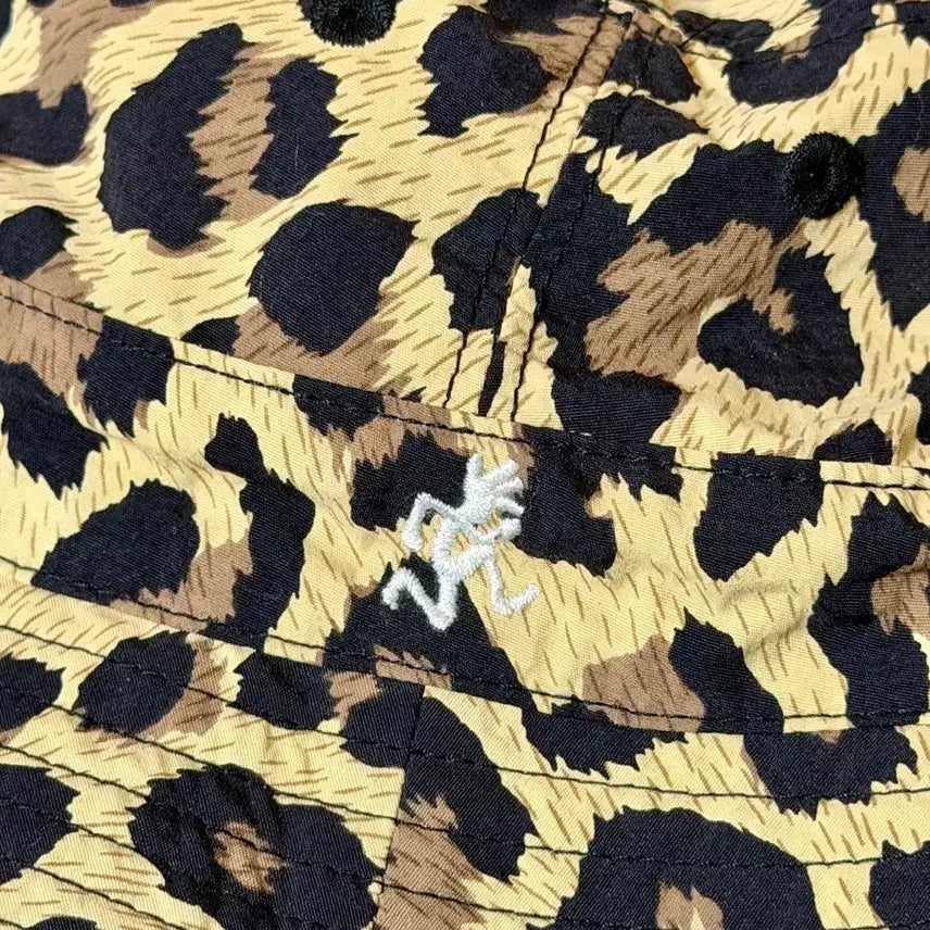 [BUNJANG] Gramicci Leopard Black Reversible Bucket Hat / 그라미치 레오파드 블랙 리버시블 버킷햇