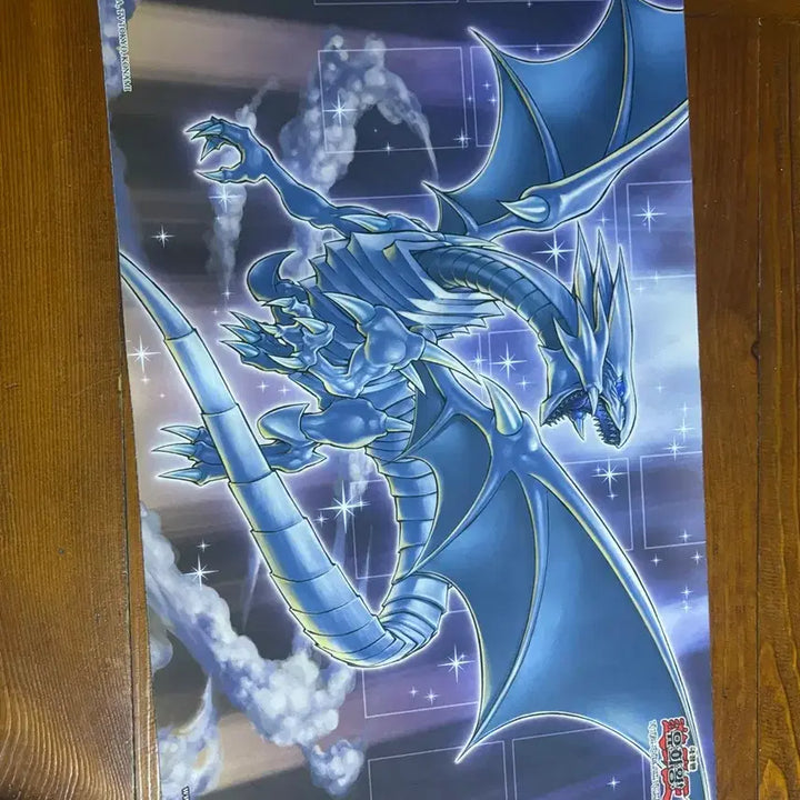 [BUNJANG] Yu-Gi-Oh! Blue-Eyes White Dragon Playmat / Mousepad / 유희왕 푸른 눈의 백룡 플레이매트/마우스패드