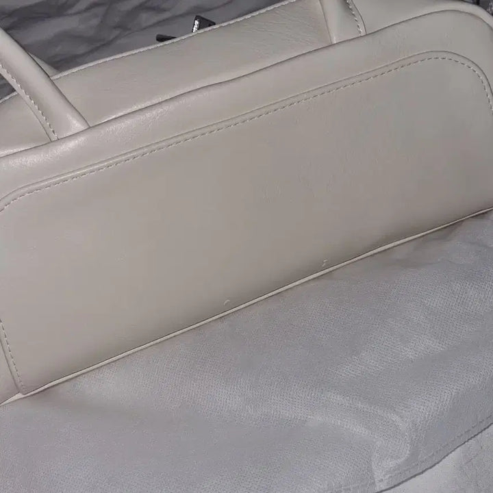 [BUNJANG] Mur Burnbag Cream Leather Shoulder Bag Tote Bag Crossbody Bag / [mur] 무르 번백 크림 양도 숄더백 토트백 가방 백 크로스백 에코백