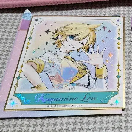 [BUNJANG] Project SEKAI 5th Anniversary Festival Kagamine Rin Shikishi Board / 프로세카 5주년 감사제 색지 카가미네 렌