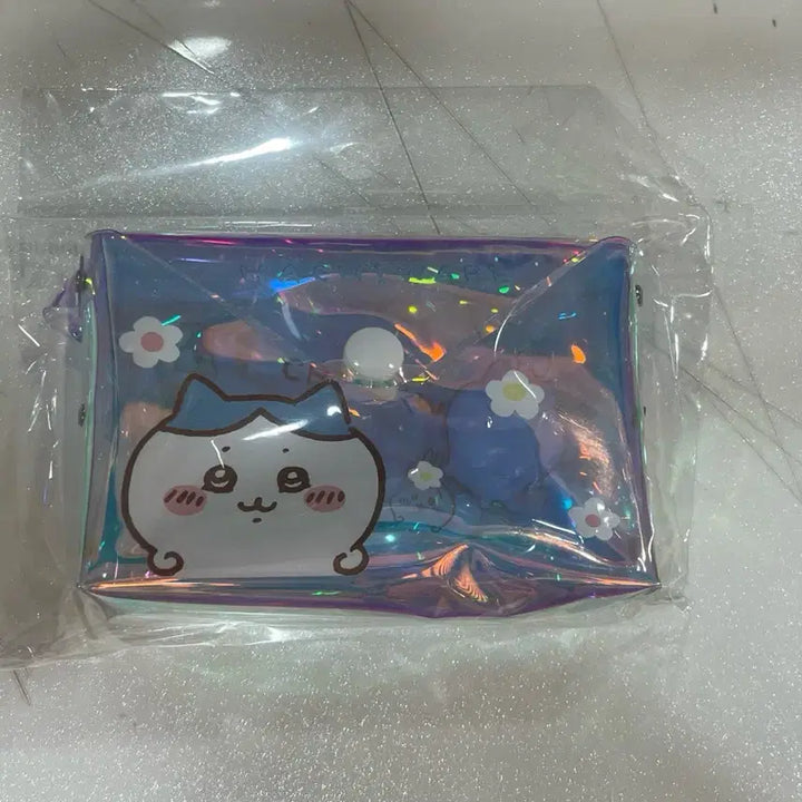 [BUNJANG] Cheekawaii Hachiware Hologram Pouch / 치이카와 하치와레 먼작귀 홀로그램 파우치 새상품