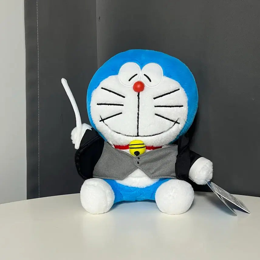 [BUNJANG] Doraemon Conductor Maestro Plush - Medium Size / 도라에몽 지휘자 마에스트로 봉제인형 중형인형