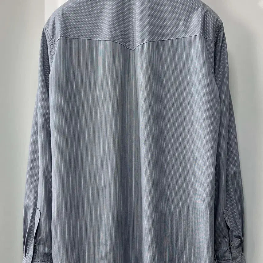 [BUNJANG] Polo Ralph Lauren Concho Micro Pinstripe Southwestern Shirt / 폴로 랄프로렌 콘초 마이크로 핀스트라이프 사우스 웨스턴 셔츠