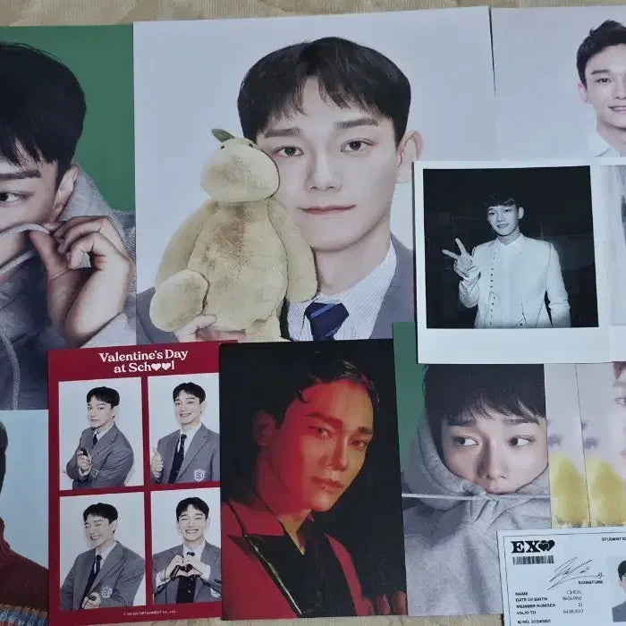 [BUNJANG] EXO Chen Postcard Polaroid Photocard Bundle Set / 엑소 첸 엽서 폴라 포카 양도합니다