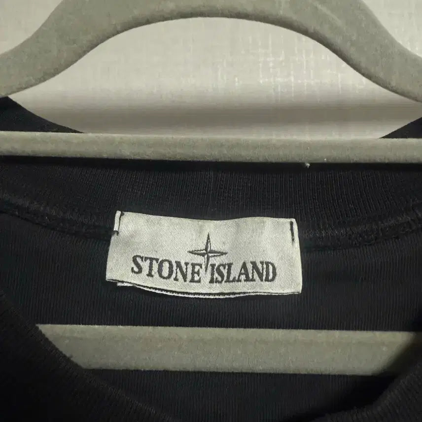 [BUNJANG] Stone Island Black Sweatshirt 3XL / 신형 스톤아일랜드 블랙 맨투맨 3xl