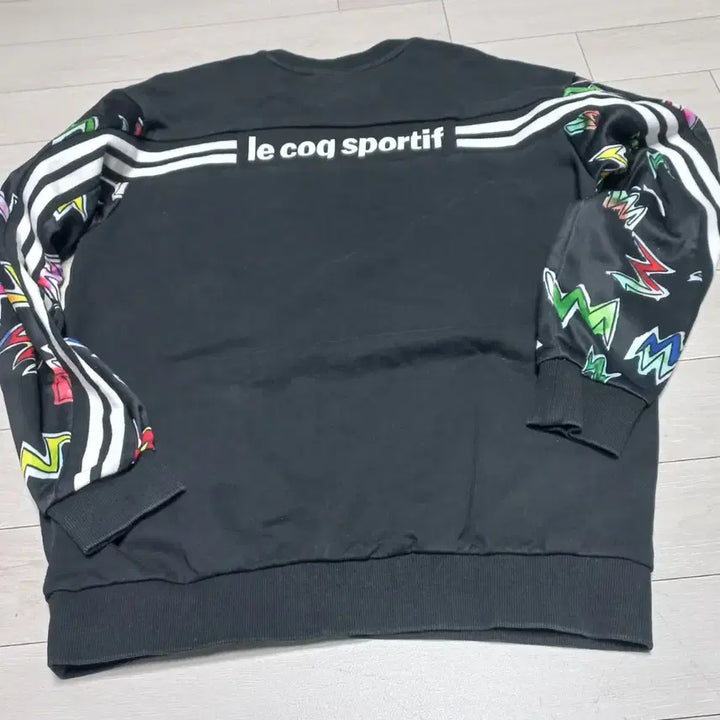 [BUNJANG] Le Coq Sportif Black Sweatshirt / 르꼬끄  블랙 맨투맨 95