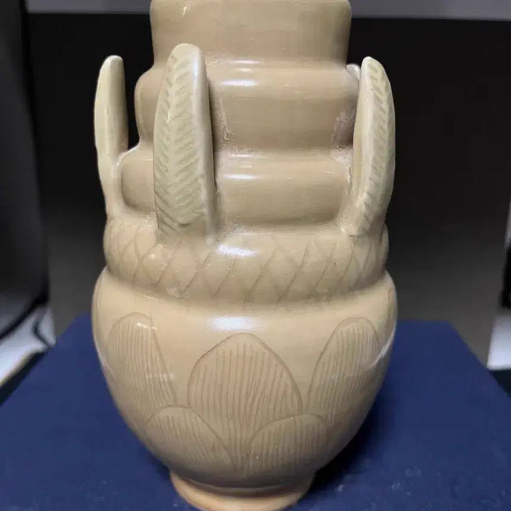 [BUNJANG] Northern Song Dynasty Yue Ware Celadon Vase / 진품  남송시대 월요