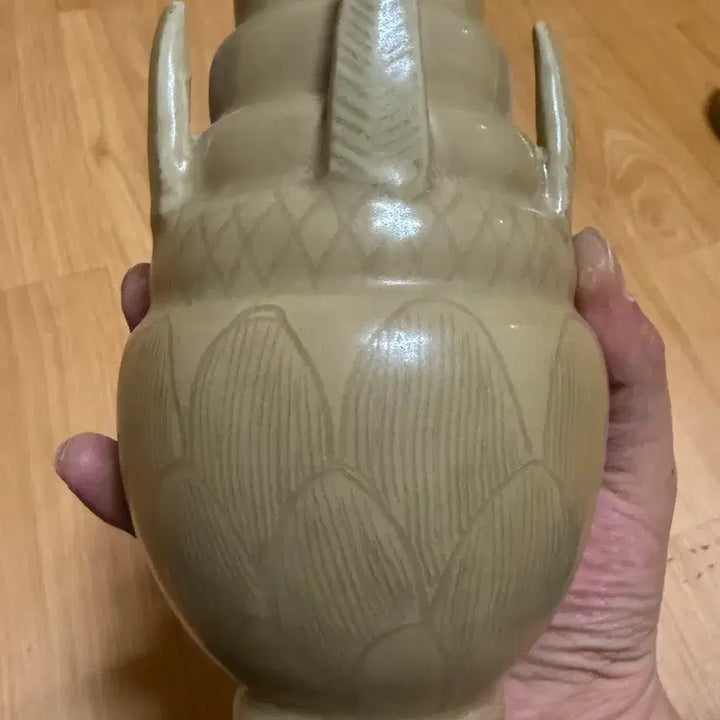 [BUNJANG] Northern Song Dynasty Yue Ware Celadon Vase / 진품  남송시대 월요