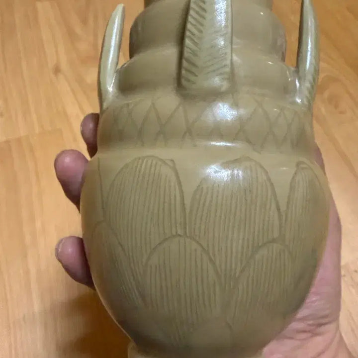 [BUNJANG] Northern Song Dynasty Yue Ware Celadon Vase / 진품  남송시대 월요