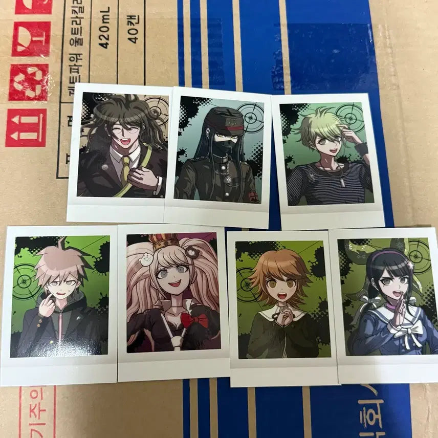 [BUNJANG] Danganronpa Pass Collection Cards Junko Naegi Shinguji Chihiro Set / 단간론파 뉴단 슈단 무인 파샤코레 카드 쥰코 나에기 신구지 치히로