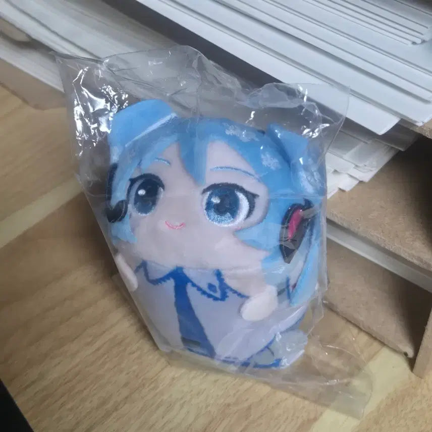 [BUNJANG] Snow Miku Pocoteto Mascot 2010 Doll Unused / 유키미쿠 포테코로 마스코트 2010 인형 미사용