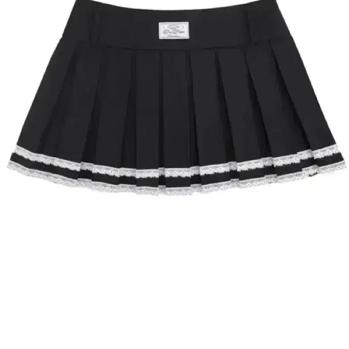 [BUNJANG] Dry Rose Lace Piano Skirt Black / 드라이로즈 레이스 피아노 스커트 블랙