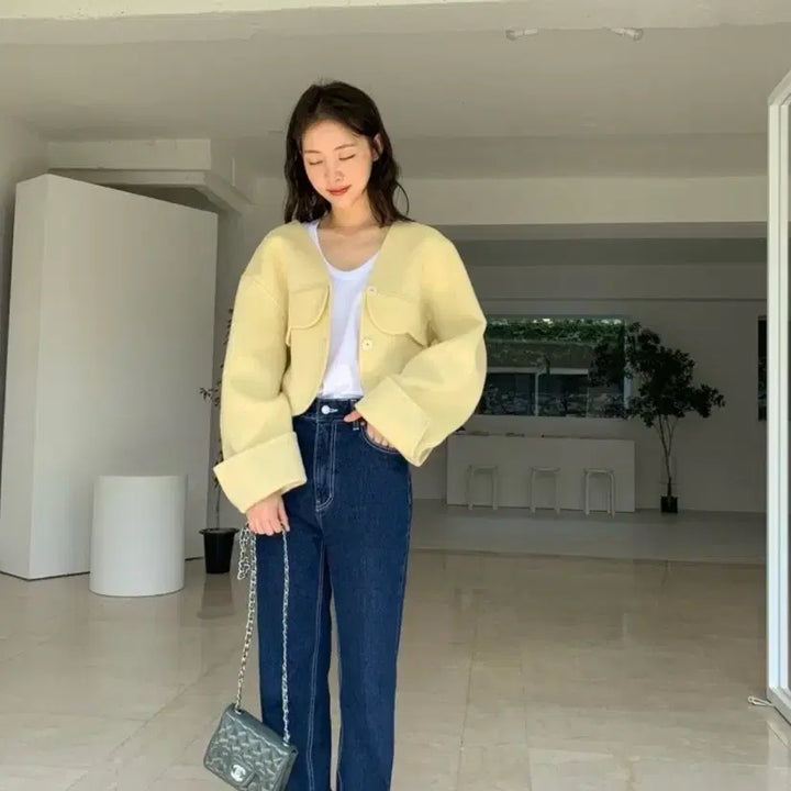 [BUNJANG] Blumin Bolero Coat / 블루민 볼레로 코트