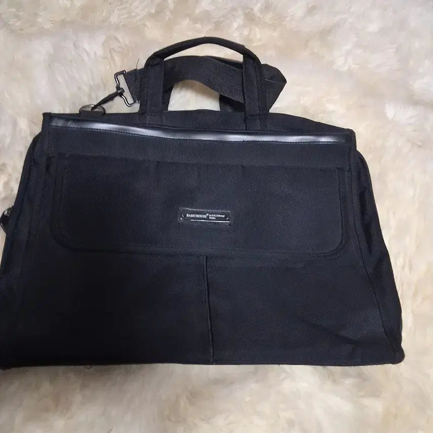 [BUNJANG] Basic House Black Briefcase / 베이직하우스 블랙 서류 가방
