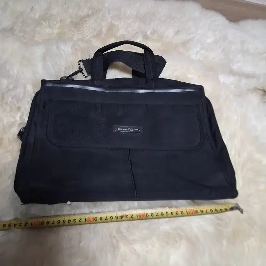 [BUNJANG] Basic House Black Briefcase / 베이직하우스 블랙 서류 가방