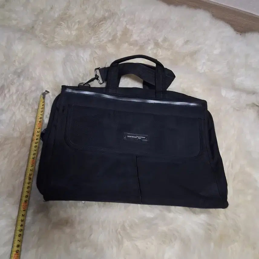 [BUNJANG] Basic House Black Briefcase / 베이직하우스 블랙 서류 가방
