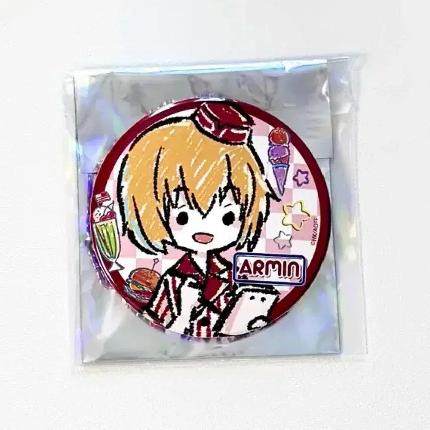 [BUNJANG] Attack on Titan Armin Arlet Can Badge / 진격의거인 아르민 캔뱃지