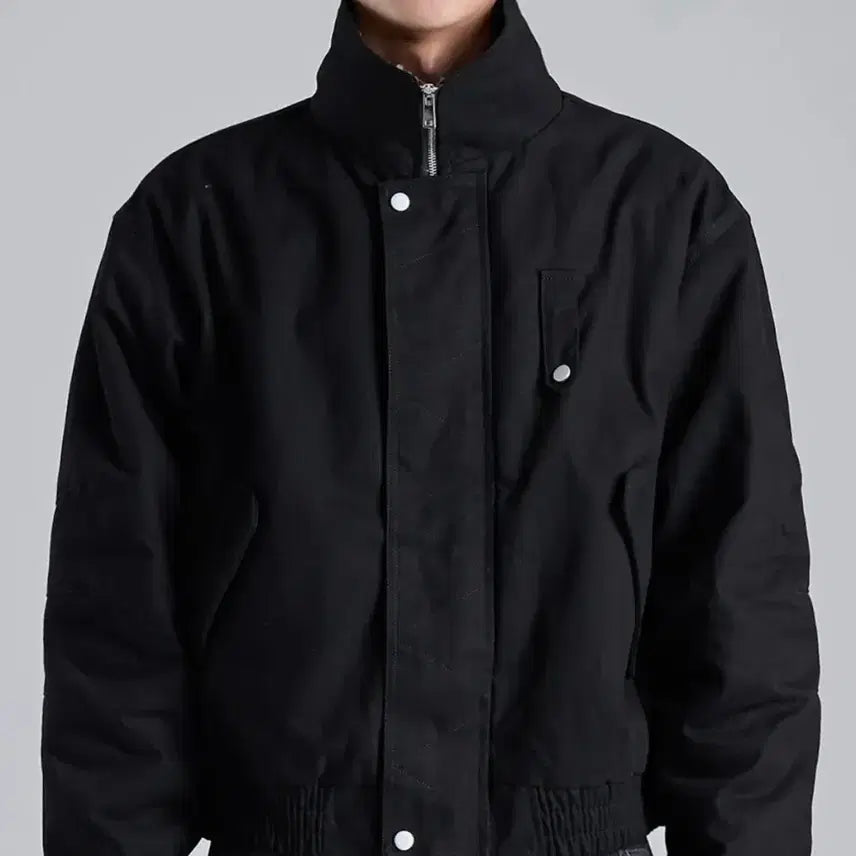 [BUNJANG] Buttonseoul Cropped Work Jacket L / 버튼서울 크롭 워크 자켓 L