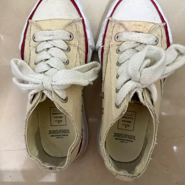 [BUNJANG] Mihara Yasuhiro Peterson Canvas Sneakers / 미하라 야스히로 피터슨 38사이즈