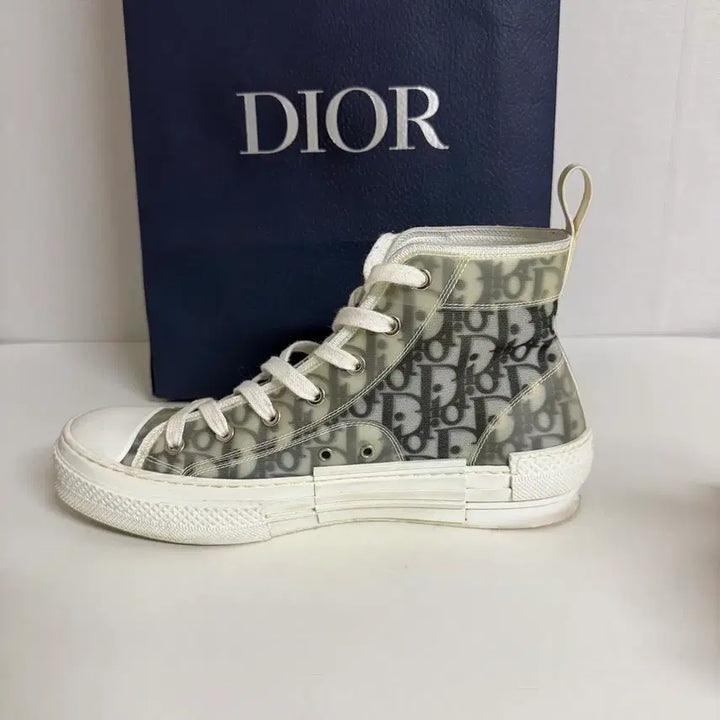 [BUNJANG] Dior B23 Oblique High-top Sneakers / [정품/S+급] 디올 B23 오블리크 하이탑 41