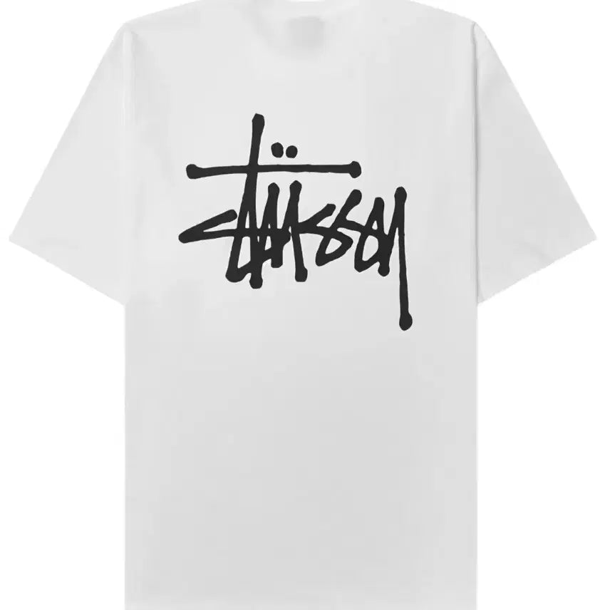 [BUNJANG] Stussy Short Sleeve T-Shirt White Size S / 스투시 반팔 흰색 s사이즈