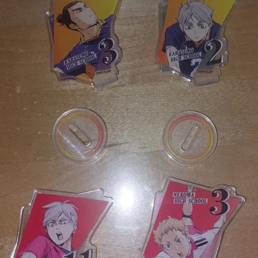 [BUNJANG] Haikyuu!! Daiso Acrylic Stand Karasuno Nekoma / 하이큐 다이소 아크릴 스탠드