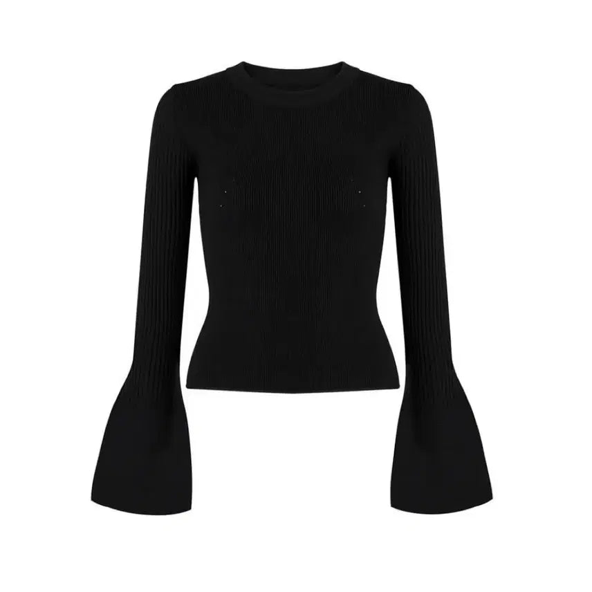 [BUNJANG] Misssohn x Halo Effect Moon Bell Knit - Black / 미스손 할로이펙트 cfcl 니트