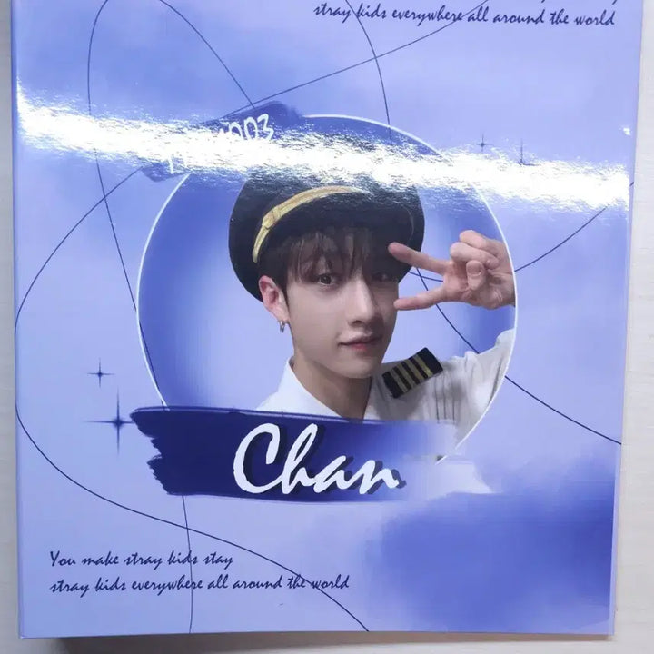 [BUNJANG] Stray Kids Bang Chan Unofficial A4 Binder / 스키즈 비공굿 방찬 A4바인더
