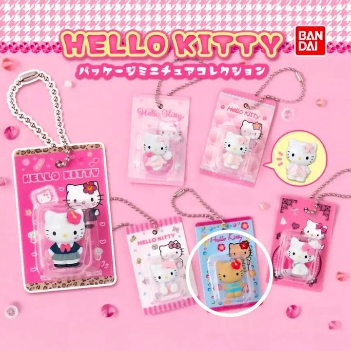 [BUNJANG] Sanrio Hello Kitty Package Miniature Gacha (Tanning) / 산리오 헬로키티 패키지 미니어처 가챠 판매(태닝)
