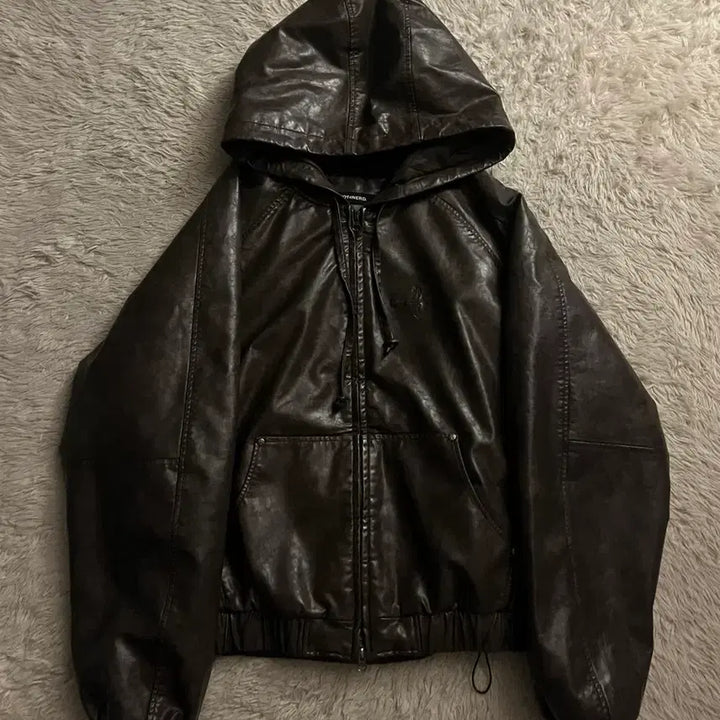 [BUNJANG] NOT4NERD Leather Jacket / not4nerd leather jacket