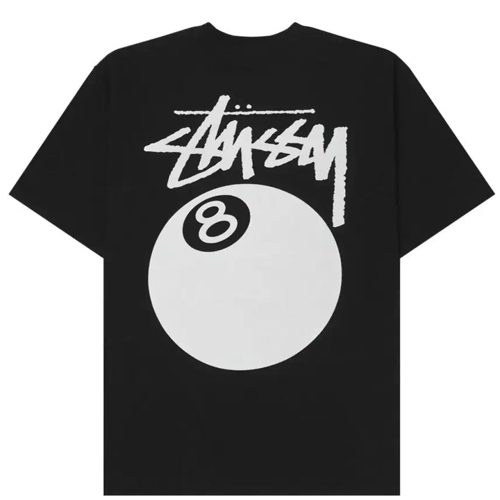 [BUNJANG] Stussy 8 Ball Pigment Dyed T-Shirt Black / 스투시 8볼 피그먼트 다이드 티셔츠 블랙