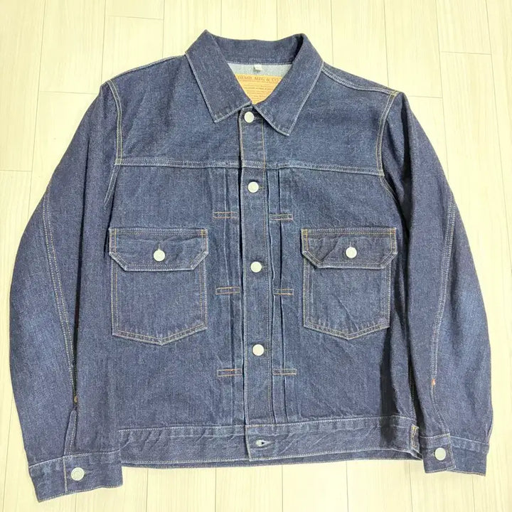 [BUNJANG] DEMIL LOT.062 Pioneer Indigo 2nd Gen Denim Jacket / 데밀 LOT062 파이오니어 인디고 2세대 데님 자켓